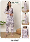 Fiorra SET0146 Summer Cord Set Printed Cotton Kurti With Bottom Wholesalers In Delhi
